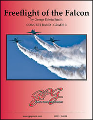 Freeflight of the Falcon Concert Band sheet music cover Thumbnail